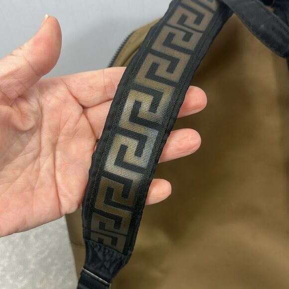 VERSACE Backpack Back Pack Gold Black - Picture 7 of 12